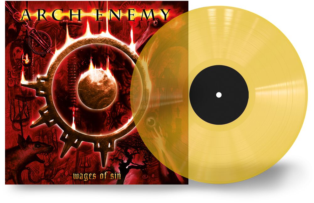 Arch Enemy - 'Wages of Sin' Ltd Ed. 180gm Yellow LP. Only 300 worldwide!